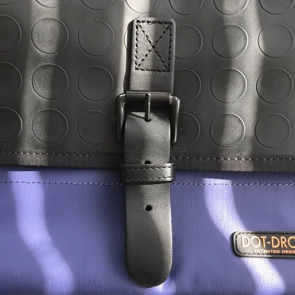 RARE | DOT-DROPS Laptop Bag Blue Black - Picture 7 of 17